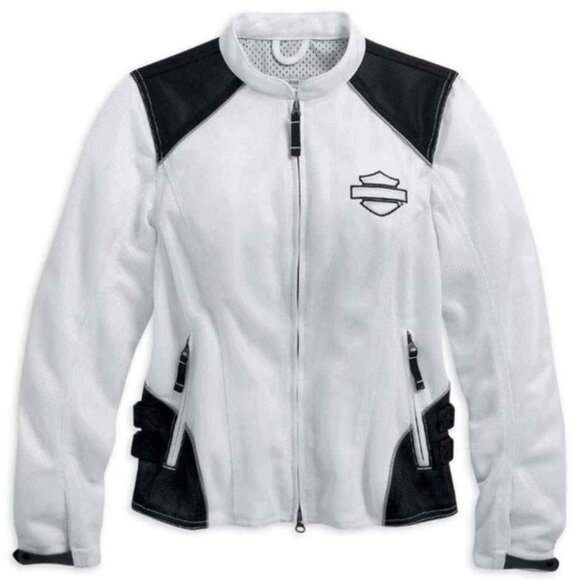 Harley-Davidson® Women's Mesh Riding Jacket, Callahan Bar & Shield 98092-15VW - Picture 6 of 7